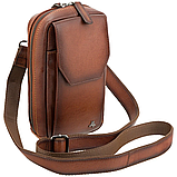 Шкіряна сумка через плече Visconti AT45 Alex (Burnish Tan), фото 9