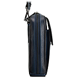 Шкіряна сумка через плече Visconti AT45 Alex (Burnish Blue), фото 4