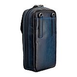 Шкіряна сумка через плече Visconti AT45 Alex (Burnish Blue), фото 6