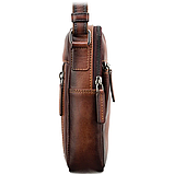 Шкіряна сумка через плече Visconti AT43 Gianni (Burnish Tan), фото 3