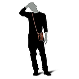 Шкіряна сумка через плече Visconti AT43 Gianni (Burnish Tan), фото 9