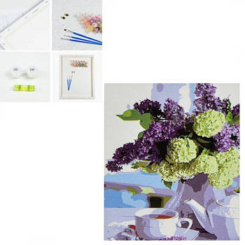 Картина за номерами "Ранковий бузок" SS1170 G-Rich