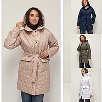 Распродаж жіноча осіння демісезонна куртка s m l l синя беж хакі біла