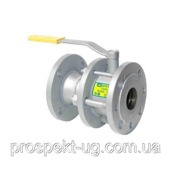 Кран кульовий сталевий 11с41п Ду100 Ру16 фланцевий Breeze, фото 1