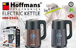 Електрочайник Hoffmans HM-2543 2,5л 1800 Вт сірий