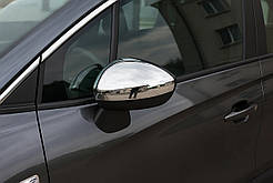 Накладки на дзеркала (2 шт, нерж) Carmos - Турецька сталь для Citroen DS-4 2010-2015 рр