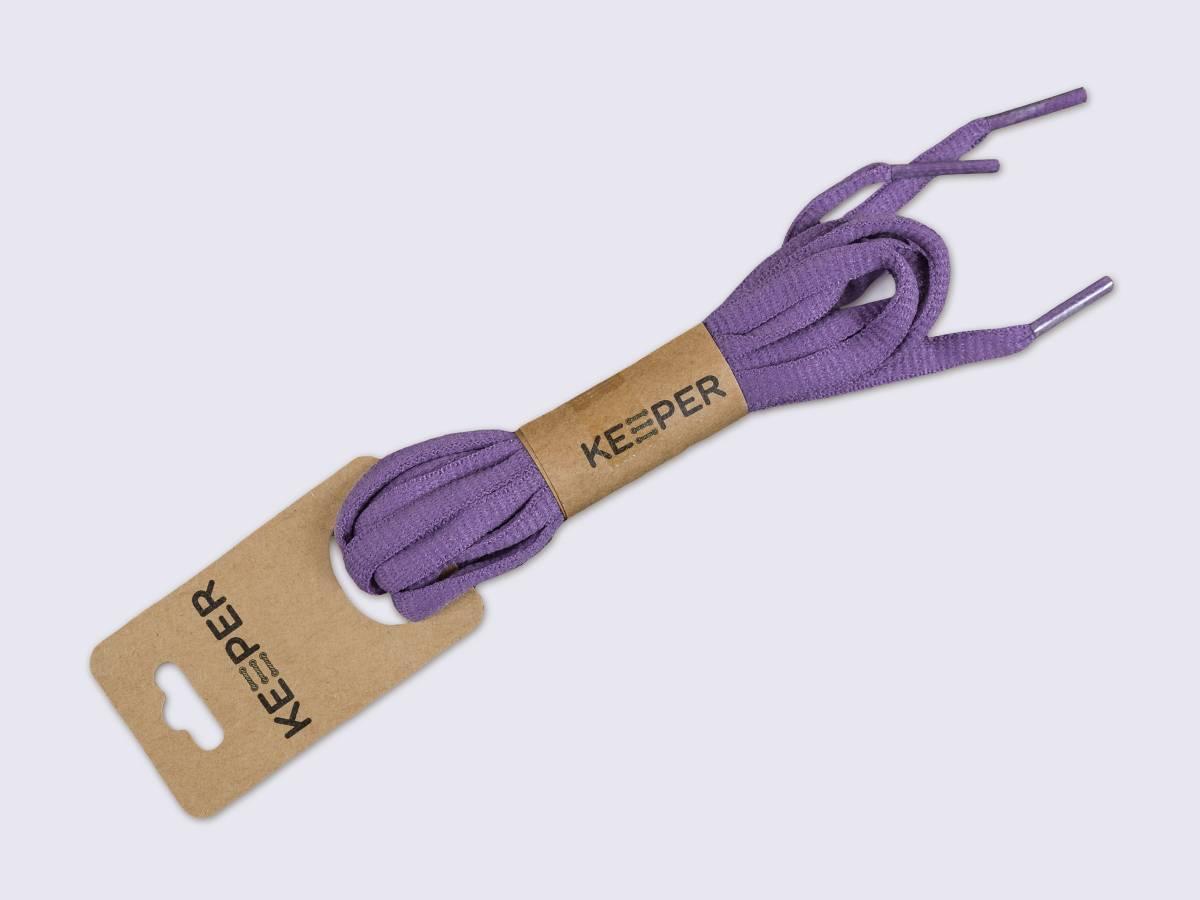 Шнурки (в упаковці) спортивні об'ємні, 120 см, кол. №13 фіолетовий, фото 1