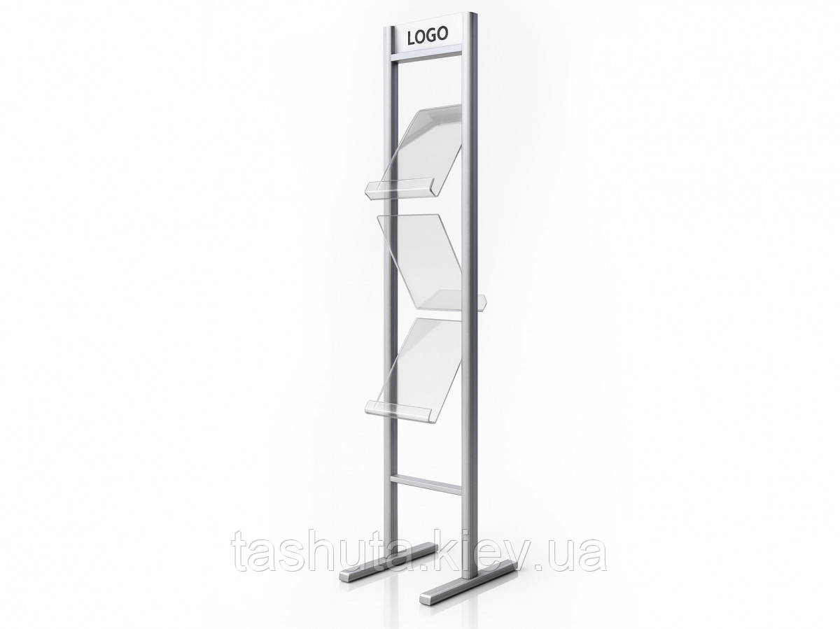 Рекламна стійка для поліграфії VIP, 3 кишені А4