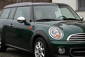 Накладки на дзеркала 2007-2014 (2 шт, нерж.) для Mini Clubman R55/R56 рр
