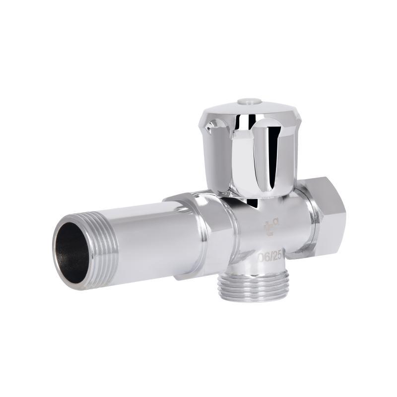 Кран кульовий SD Plus приладовий з подовжувачем 3/4"ННВ SD183W20, фото 1