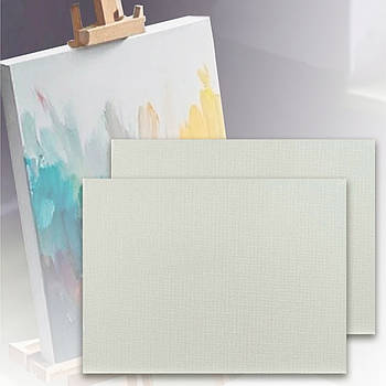 Набір бавовняних полотен 30x40 см для малювання Білі упаковка 2 шт