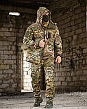 Тактичний костюм 4в1 OMEGA мультикам з балаклавою та флісовкою ПП8090 ТМ, фото 2
