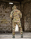 Тактичний костюм 4в1 OMEGA мультикам з балаклавою та флісовкою ПП8090 ТМ, фото 3