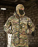 Тактичний костюм 4в1 OMEGA мультикам з балаклавою та флісовкою ПП8090 ТМ, фото 4
