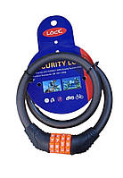 Замок велосипедний кодовий усиленный 50см