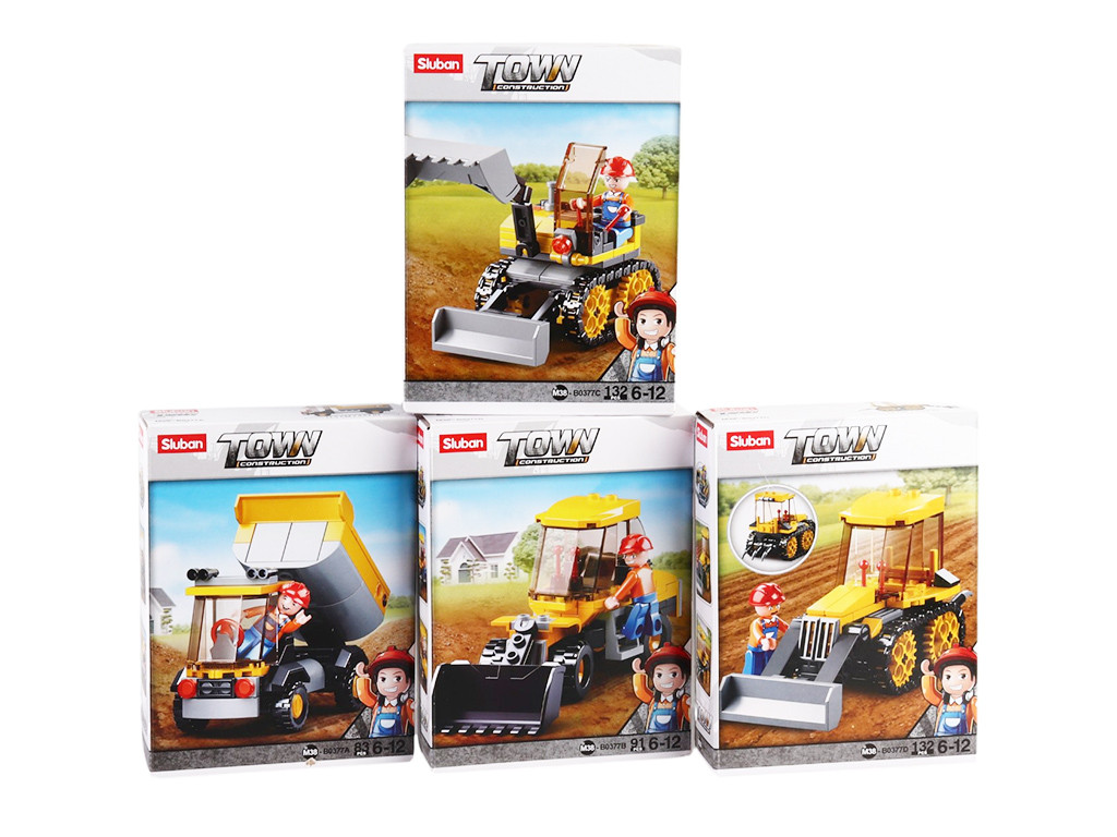 Конструктор M38-B0377 Town будтехніка 4в.8шт.в кор.28,9*19*19,5 /12/96/, фото 1