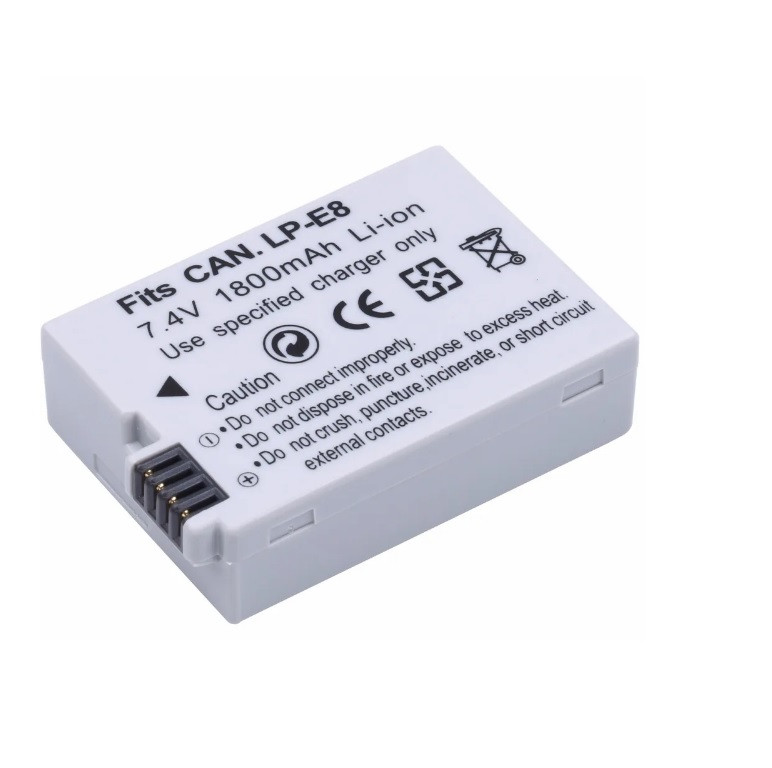 Батарея акумулятор Canon EOS Kiss Digital X4, X5, X6i, X7 Rebel T2, T2i, T3i, T4i, T5, T5i, фото 1