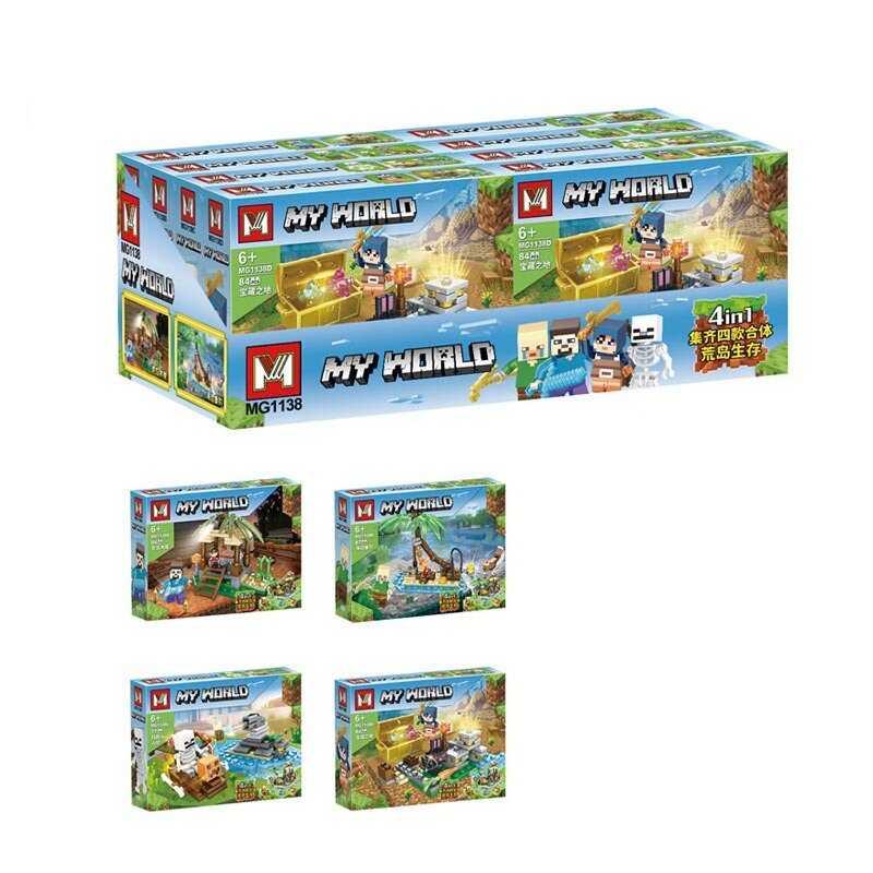 Конструктор, 4в1, герої, 87дет 19*15*5см /30/240/8шт в кор., фото 1