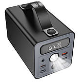 Мобільна батарея Power Bank Hoco J138 Distant multi-function 60000mAh 22.5W+PD20W+DC12V Зовнішній акумулятор з ліхтариком