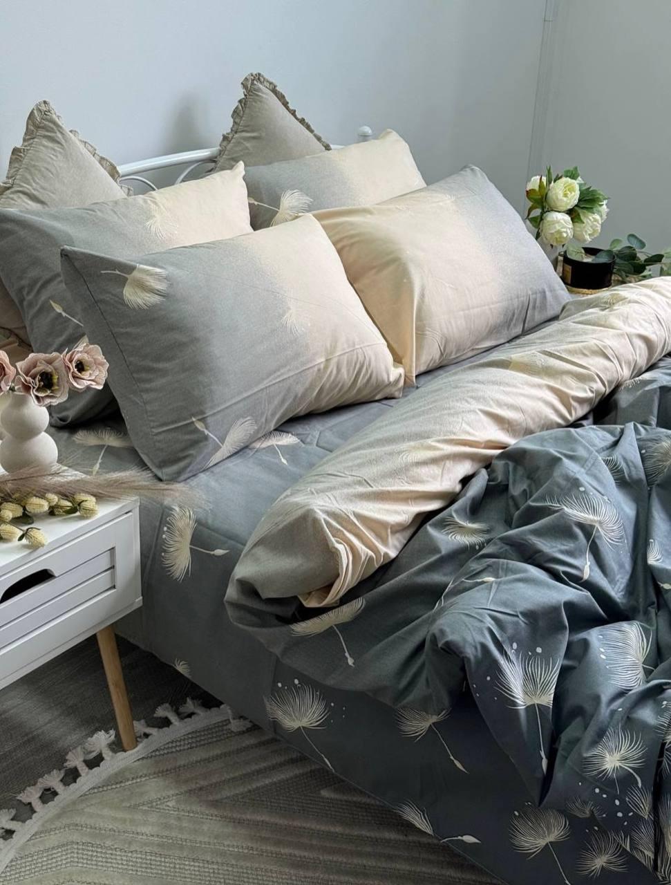 Півтораспальний постільний комплект - Осінні Кульбабки