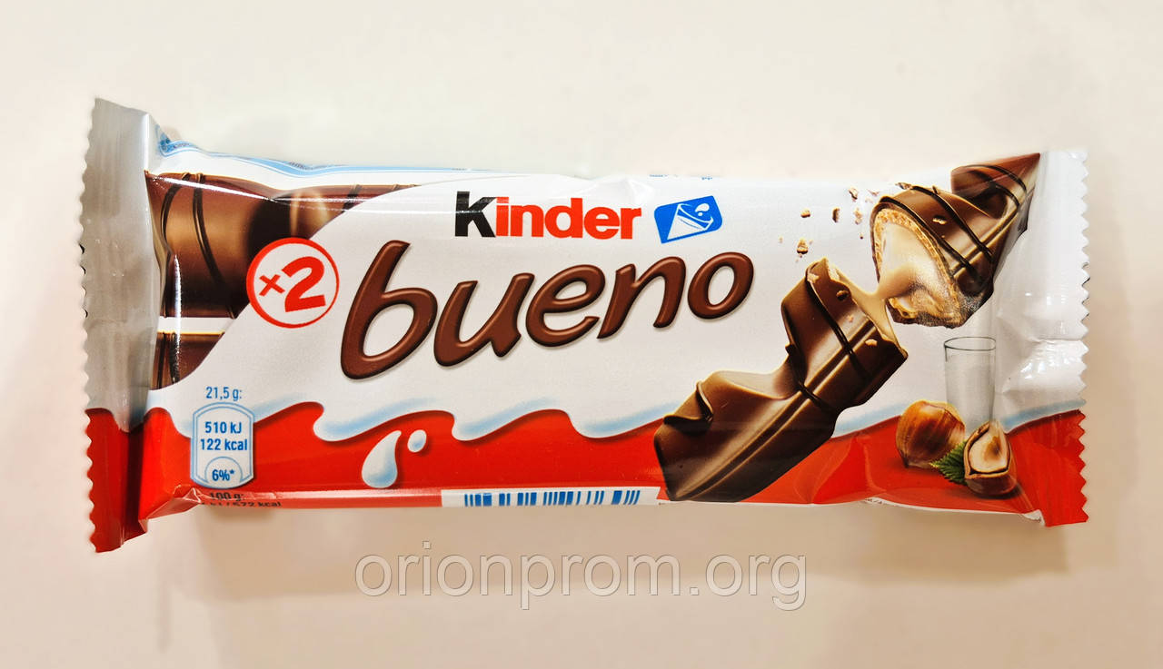 Вафлі Kinder Bueno 43 г, фото 1