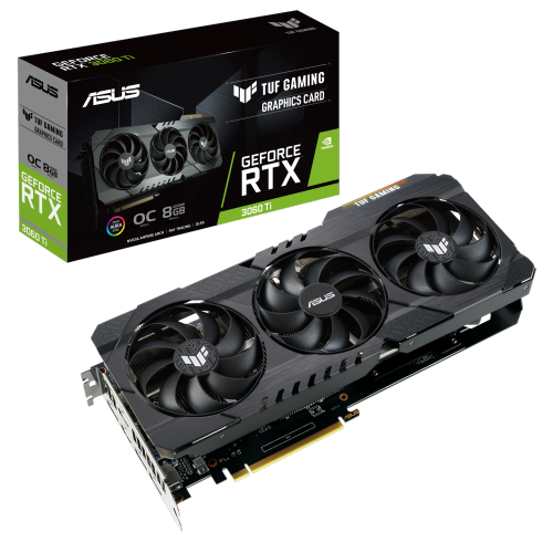 Відеокарта GeForce RTX 3060 Ti 8GB Asus TUF Gaming V2 OC (TUF-RTX3060TI-O8G-V2-GAMING) Б/В