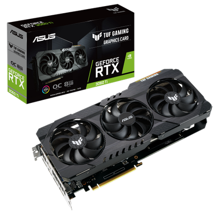 Відеокарта GeForce RTX 3060 Ti 8GB Asus TUF Gaming V2 OC (TUF-RTX3060TI-O8G-V2-GAMING) Б/В, фото 1