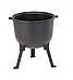 Туристичний чавунний казан 11 л Garden Line на 3 ніжках з кришкою та ручкою для перенесення (Польща), фото 7