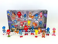 Игровой набор фигурок соник Super sonic 11 персонажей для детских игор детские фигурки игрушки для мальчиков