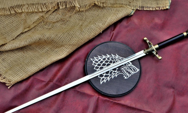 Меч з фільму Гра Престолів, Сувенірний подарунковий меч Ар'ї Старк, Меч Голка, Меч Игла, фото 1