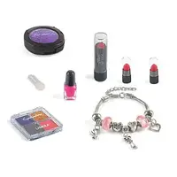 Набір браслет та косметика 8 в 1 Beauty Glamoue Браслет з шармами + набір косметики TH2023-4