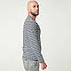 Чоловіча водолазка в смужку без горла Великі розміри "Тельняшка" тм "ОК" Розмір: 60 (33094-6), фото 4