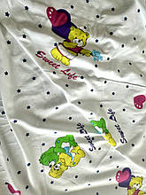 Дитяча пелюшка непромокальна БАЙКА 70*50 см двостороння, бавовна мембрана, пелюшка дитина непромокальна бавова