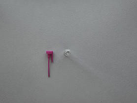 2 мл флакончик прозорий скляний пробник з рожевим ковпачком тестер фіолка мініатюра для парфумерії, фото 3