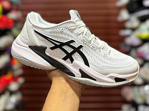 Eur45 тенісні кросівки білі Асикс Asics Men's Court FF 3 Novak White/Black