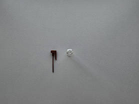 4 мл флакончик пробник прозорий скляний з коричневим ковпачком тестер фіолка мініатюра для парфумерії, фото 3