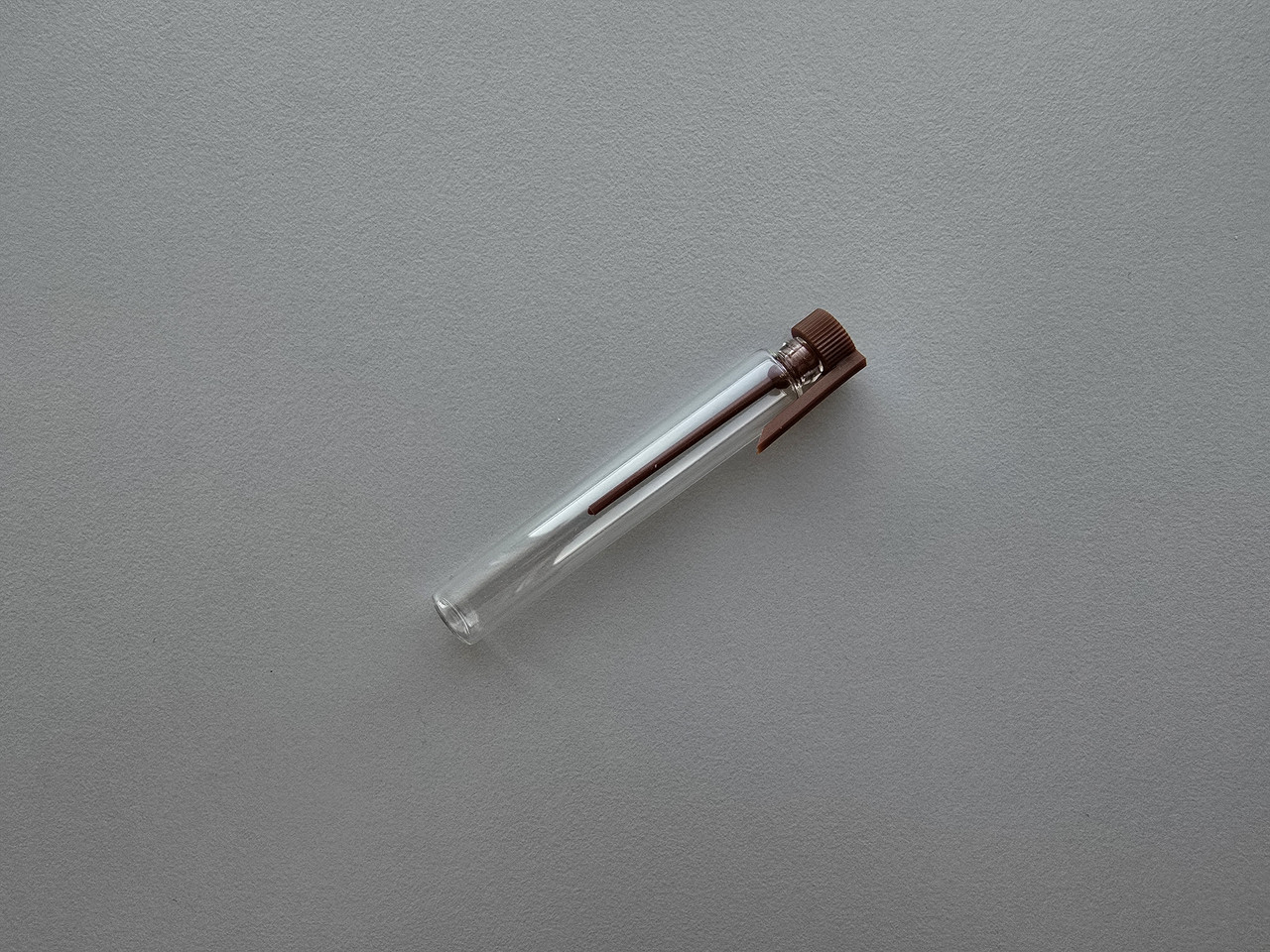 4 мл флакончик пробник прозорий скляний з коричневим ковпачком тестер фіолка мініатюра для парфумерії