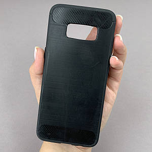 Чохол для Samsung Galaxy S8 чохол бампер карбон на телефон самсунг с8 чорний pls
