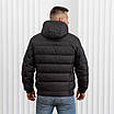 Модні чоловічі куртки зимові великого розміру 48-60 темно-коричневий, фото 5