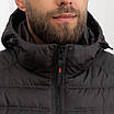 Модні чоловічі куртки зимові великого розміру 48-60 темно-коричневий, фото 6