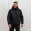 Чоловічі куртки зимові великого розміру 50-64 графіт, фото 7