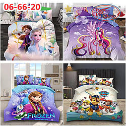 Дитяча постільна білизна, фланель Дісней 150*210 в асортименті