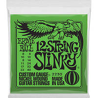 Струны Ernie Ball 2230 12-String Slinky Nickel Wound Custom Gauge 8-40
