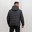 Чоловічі куртки зимові великого розміру 50-64 графіт, фото 4