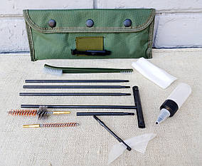 Набір для чищення зброї у брезентовому чохлі