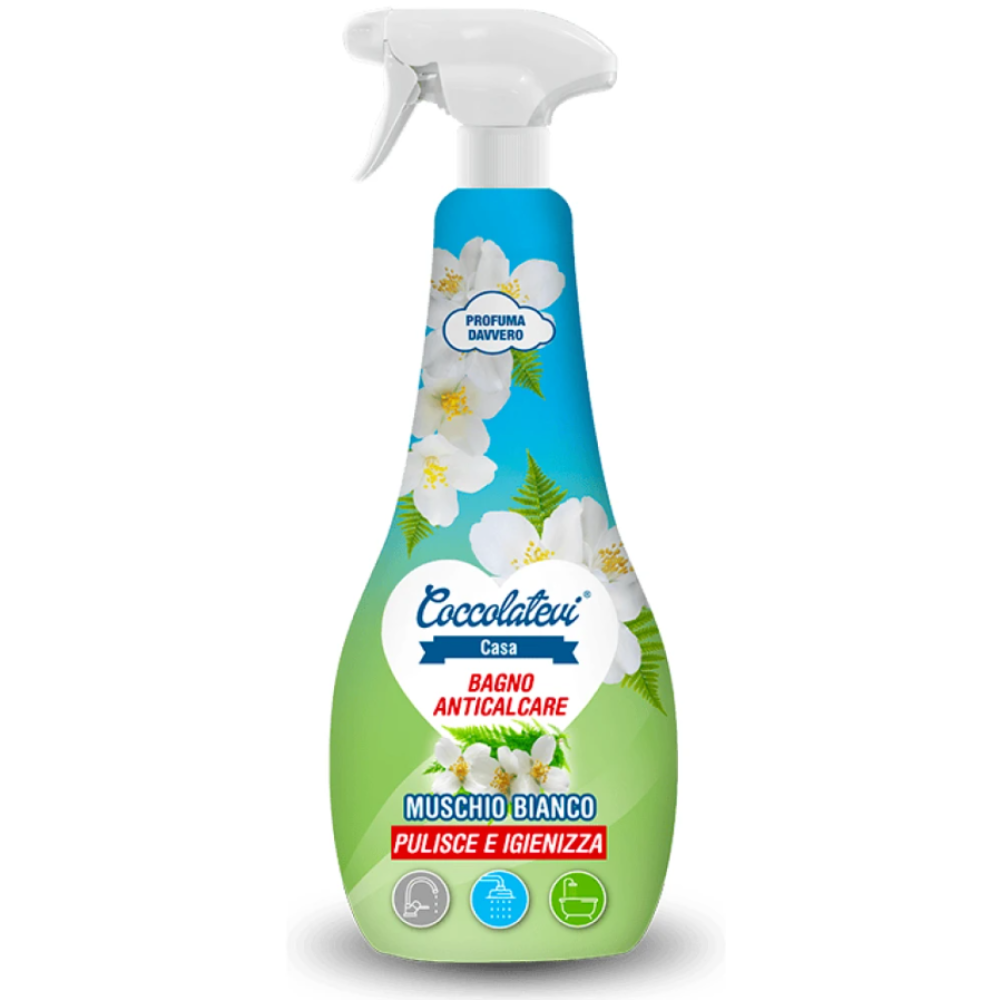 Спрей для видалення вапняного нальоту Coccolatevi Білий мускус, 750 мл, фото 1