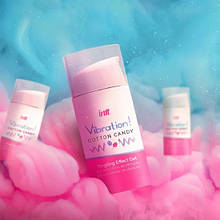 Рідкий вібратор з ароматом цукрової вати для чоловіків та жінок Intt Vibration! Cotton Candy, 15 мл