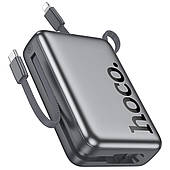 Універсальна мобільна батарея Power Bank Hoco Q39 Eminente 20000mAh 22.5W+PD20W (with cable Type-C+Lightning) Зовнішній акумулятор