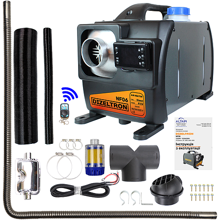 Автономний дизельний обігрівач Dizeltron NF06, 8 кВт, 12/24 В, фото 1