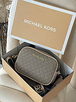 Сумка кросс-боді Michael Kors BODI сіро-пудровий Є